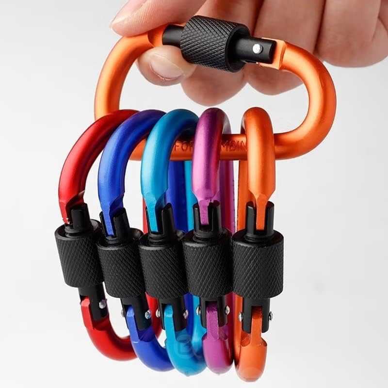 TaffSPORT Karabiner Gantungan Tas Aluminium Quickdraw Carabiner - K12L