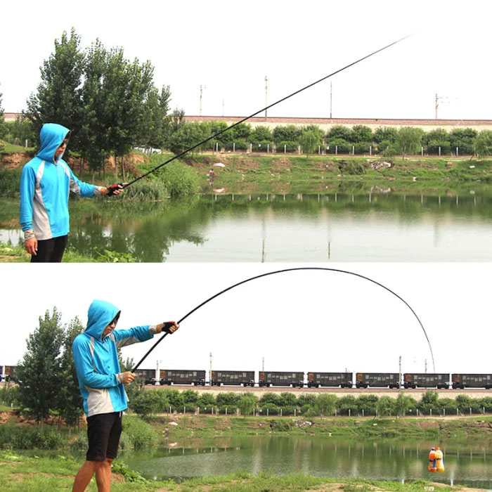 TaffSPORT Joran Pancing Tegek Fiberglass Fishing Rod - 360