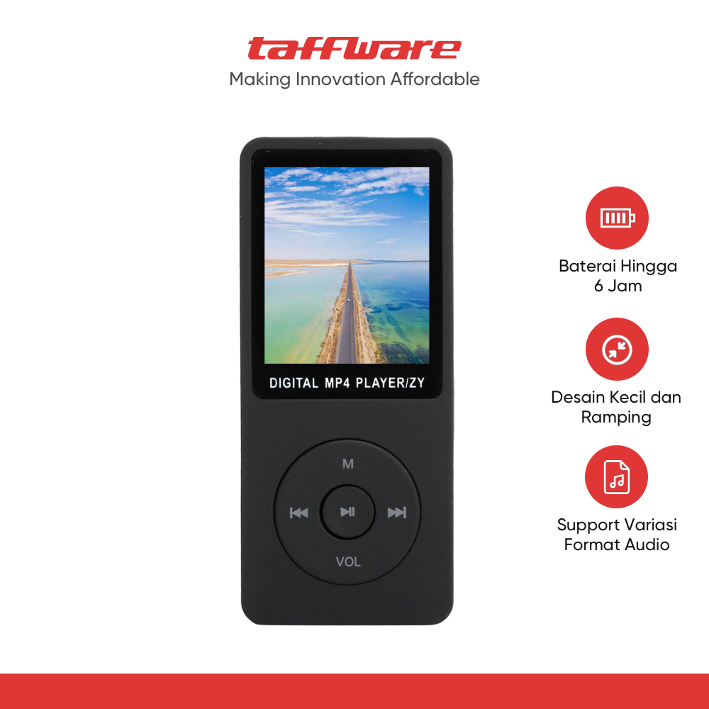 TaffSTUDIO MP3 Digital Audio Player MP4- ZY418