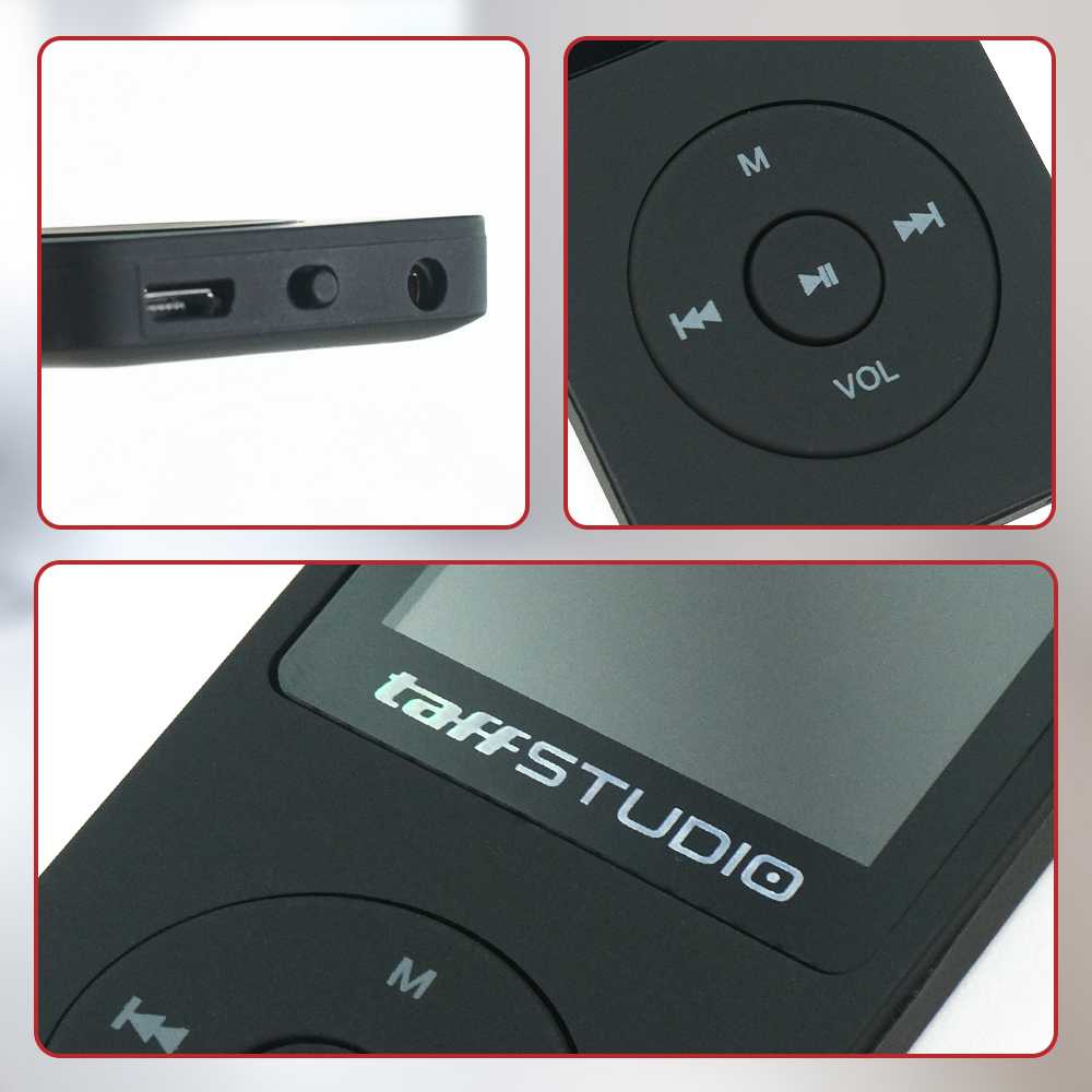 TaffSTUDIO MP3 Digital Audio Player MP4- ZY418