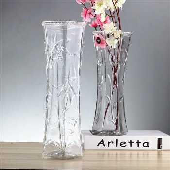 TaffHOME Vas Bunga Dekorasi Interior Ruang Tamu Motif Bambu - AR-3A