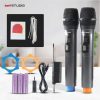 TaffSTUDIO Microphone Karaoke Wireless Rechargeable 2 Ch 2.4GHz 2 PCS - SM2