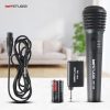 TaffSTUDIO Mikrofon Karaoke Profesional 2 in 1 Wireless Wired 2.4Ghz - WM-308