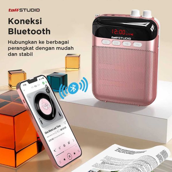ginee_20260414173821661_4034052568.jpg TaffSTUDIO Speaker Pinggang Bluetooth Voice Amplifier Wired 8W - S26