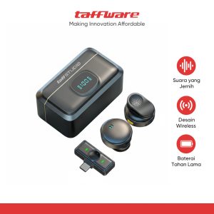 TaffSTUDIO Mikrofon Wireless Lavalier Microphone Vlogger Magnetic Clip - Q8