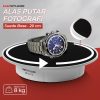 TaffSTUDIO Alas Putar Fotografi Suede Rotating 360 Turntable 20cm - QM104712