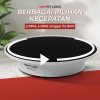 TaffSTUDIO Alas Putar Fotografi Suede Rotating 360 Turntable 20cm - QM104712
