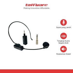 TaffSTUDIO Wireless Lavalier Lapel Microphone 6.35mm Adapter 2.4G - HX-W008