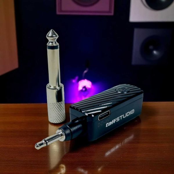 TaffSTUDIO Wireless Lavalier Lapel Microphone 6.35mm Adapter 2.4G - HX-W008