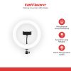 TaffSTUDIO Lampu Ring Light LED 3in1 Color Phone Holder 25.4cm 10W - QX-260