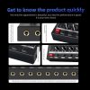 TaffSTUDIO Audio Amplifier Headphone Splitter 8 Channel Mono Control - HA800S