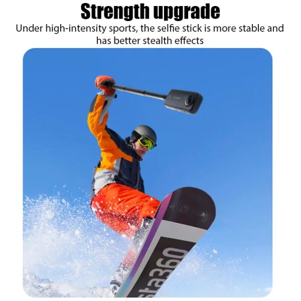 TaffSTUDIO Tongsis Ultra Long Invisible Selfie Stick for Insta360 1.2M - YZ711