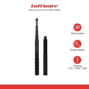 TaffSTUDIO Tongsis Selfie Stick Ultra Long Invisible Insta360 GoPro - YZ502/YZ525/YZ511/YZ520