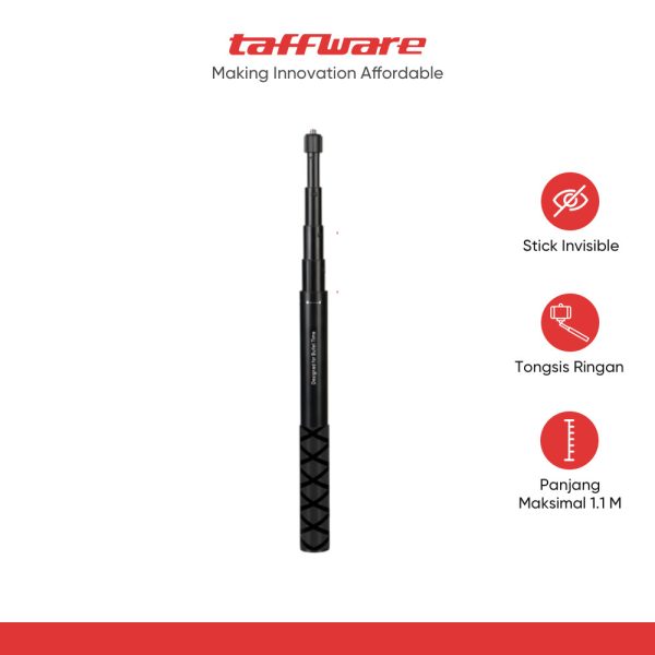 TaffSTUDIO Tongsis Selfie Stick Ultra Long Invisible Insta360 GoPro - YZ502/YZ525/YZ511/YZ520