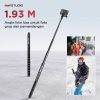 TaffSTUDIO Tongsis Selfie Stick Ultra Long Invisible Insta360 GoPro - YZ502/YZ525/YZ511/YZ520