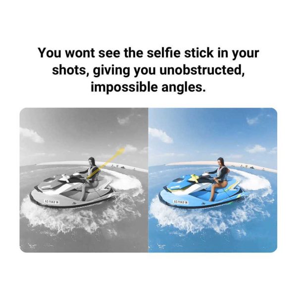 TaffSTUDIO Tongsis Selfie Stick Long Invisible 3M for Insta360 GoPro - YZ530