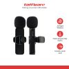 TaffSTUDIO Wireless Lavalier Lapel Microphone Vlogger Lightning - E60
