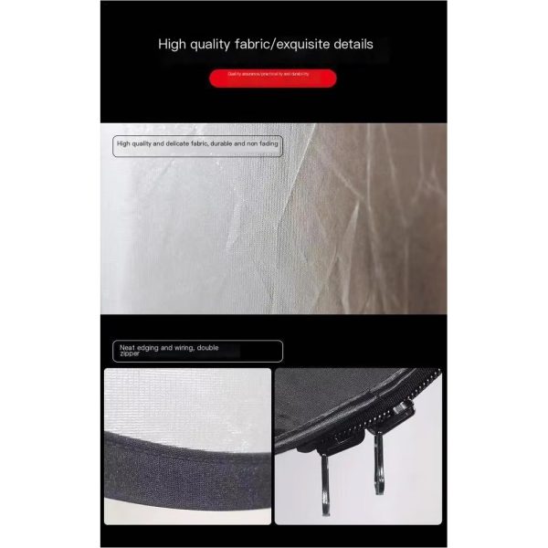 TaffSTUDIO Reflektor Cahaya Fotografi Studio 2in1 Foldable - TF-96