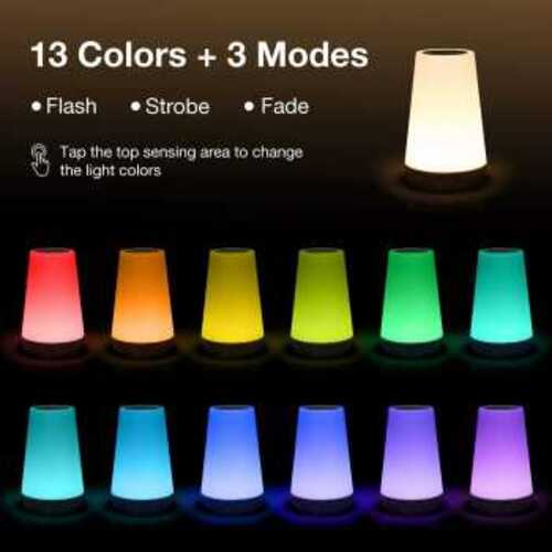 TaffLED Lampu Tidur LED RGB Night Lamp Rechargeable 1200mAh 13 Color - XTZ-5A