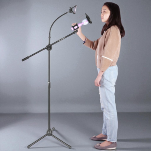 TaffSTUDIO Microphone and Smartphone Stand Holder 360 Degree - MS-70B