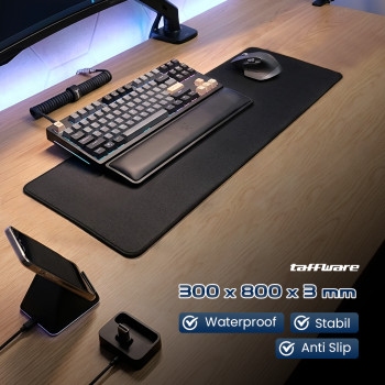 Taffware Gaming Mouse Pad XL Desk Mat Polos 300 x 800 mm - MP001