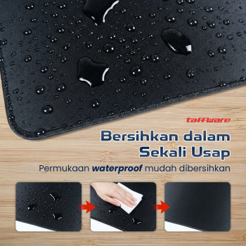 Taffware Gaming Mouse Pad XL Desk Mat Polos 400 x 900 mm - MP001 - Black