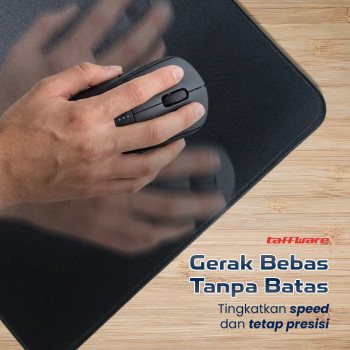 Taffware Gaming Mouse Pad XL Desk Mat Polos 400 x 900 mm - MP001 - Black