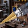 Taffware Mata Bor Spiral Drill Bits Titanium Coated 3 PCS