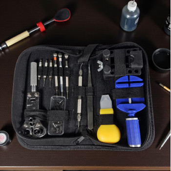 Taffware Alat Reparasi Jam Tangan Watch Repair Tool Kit Lengkap 13in1 - SC8005