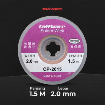 Taffware Pita Pembersih Timah Solder Wick 2.0mm 1.5M - CP-2015