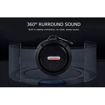 taffware-speaker-bluetooth-portable-mini-stereo-outdoor-waterproof-5w-c6 (5) Taffware Mini Outdoor Bluetooth Speaker - C6 - Black