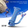 TaffSPORT Tali Paracord Panjat Tebing Climbing Rope Steel 10M 10mm - 24KN