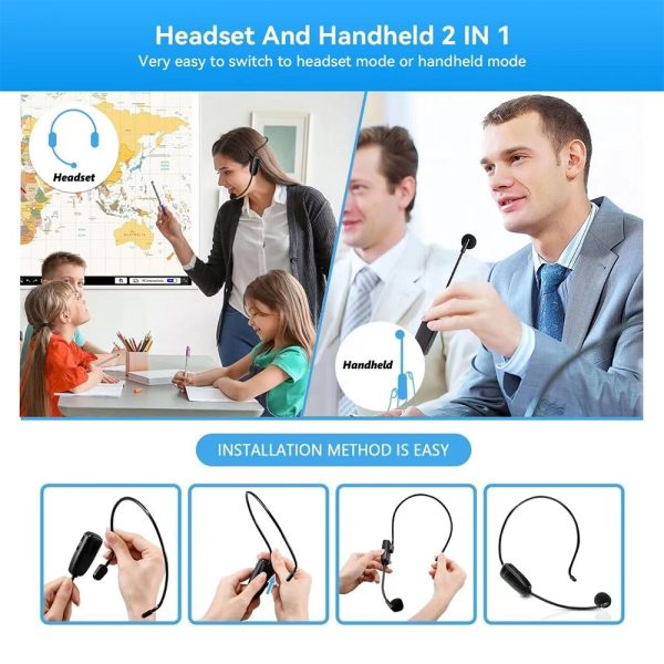 ginee_20260506101242816_6161615283.jpg TaffSTUDIO Wireless Microphone Headset 2.4GHz 2 PCS with Receiver - HX-W021