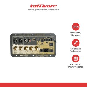 TaffSTUDIO Papan Audio Amplifier Karaoke Bluetooth with Optical Fiber - D50