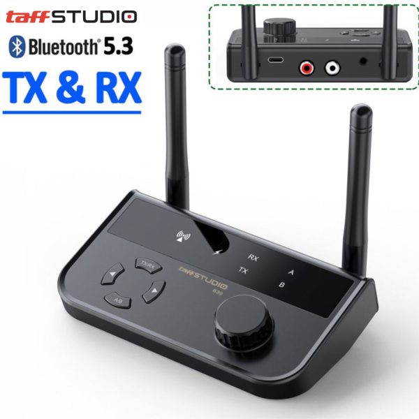 ginee_20260506101638781_5791629636.jpg TaffSTUDIO Bluetooth Adaptor Audio Receiver Transmitter Wireless 10M - B39