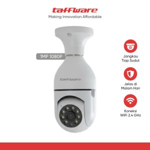 Taffware Kamera CCTV Bohlam WiFi IP Camera IR Detection 1MP 1080P - YY012