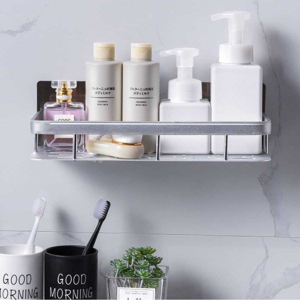 TaffHOME Rak Gantung Kamar Mandi Dapur Organizer Rack Aluminium - CR530