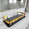 TaffHOME Rak Gantung Kamar Mandi Dapur Organizer Rack Aluminium - CR530