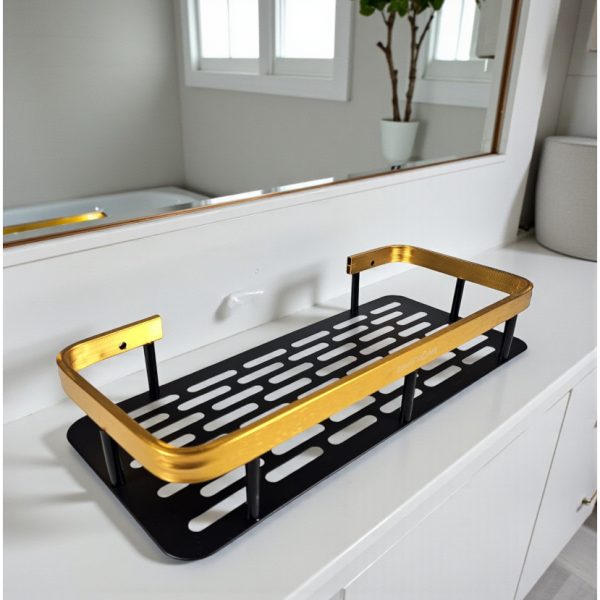TaffHOME Rak Gantung Kamar Mandi Dapur Organizer Rack Aluminium - CR530