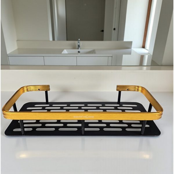 TaffHOME Rak Gantung Kamar Mandi Dapur Organizer Rack Aluminium - CR530