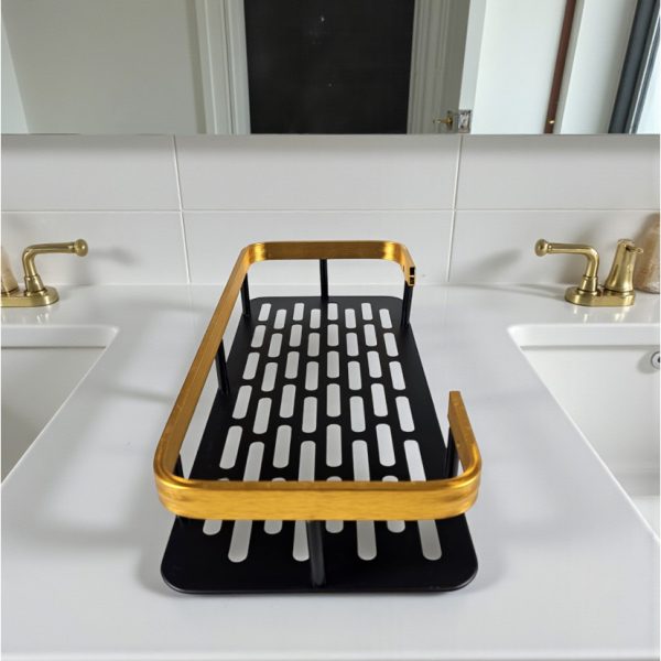 TaffHOME Rak Gantung Kamar Mandi Dapur Organizer Rack Aluminium - CR530