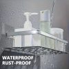 TaffHOME Rak Gantung Kamar Mandi Dapur Organizer Rack Aluminium - CR530