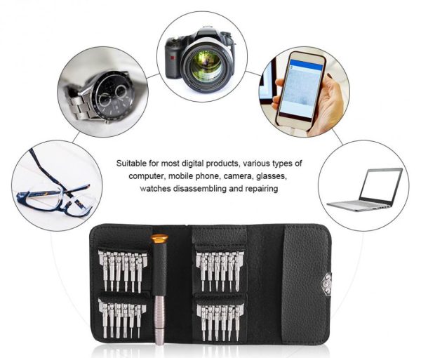 Taffware Obeng Set Reparasi 25in1 Torx Smartphone Stainless Steel - MA313Z