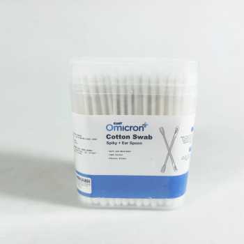 ginee_20260526100009572_6801988807.jpg TaffOmicron Cotton Swab Korek Kuping Double Headed Baby Ear 200 PCS - INU129