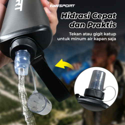 taffsport-botol-minum-soft-flask-foldable-sport-water-500ml-tfg-50 (4) TaffSPORT Botol Minum Soft Flask Foldable Sport Water PVC 500ml - TFG-50
