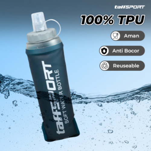 taffsport-botol-minum-soft-flask-foldable-sport-water-bottle-tpu-500ml-tf876 (2) TaffSPORT Botol Minum Soft Flask Foldable Sport Water Bottle TPU 500ml - TF876