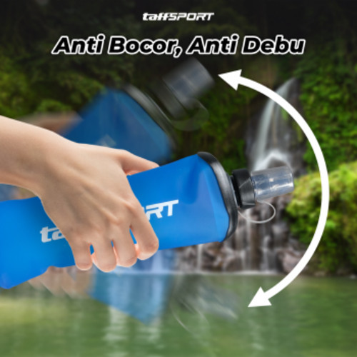 TaffSPORT Botol Minum Soft Flask Foldable Sport Water Bottle TPU 500ml - TFG-50