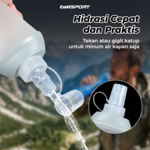 TaffSPORT Botol Minum Soft Flask  Water TPU 450ml - TFG-11
