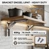 taffware-xida-bracket-engsel-lipat-folding-max-load-65kg-14-inch-2-pcs-jm007 Taffware XIDA Bracket Engsel Lipat Folding Max Load 65kg 14 Inch 2 PCS - JM007