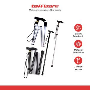TaffSPORT Tongkat Hiking Trekking Pole Telescopic 4 Section Foldable - Z4